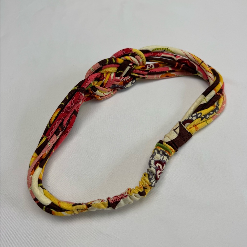 Vera Bradley Knotted Headband Multicolor Paisley Fabric Elastic Hair Band - Picture 3 of 3